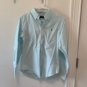 RALPH LAUREN Striped Button Down Shirt